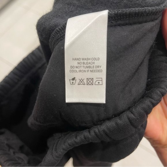 LPA Revolve 'Caitlin Pant' Black High Rise Fleece Sweat Pants Joggers Small NWT - Picture 8 of 8